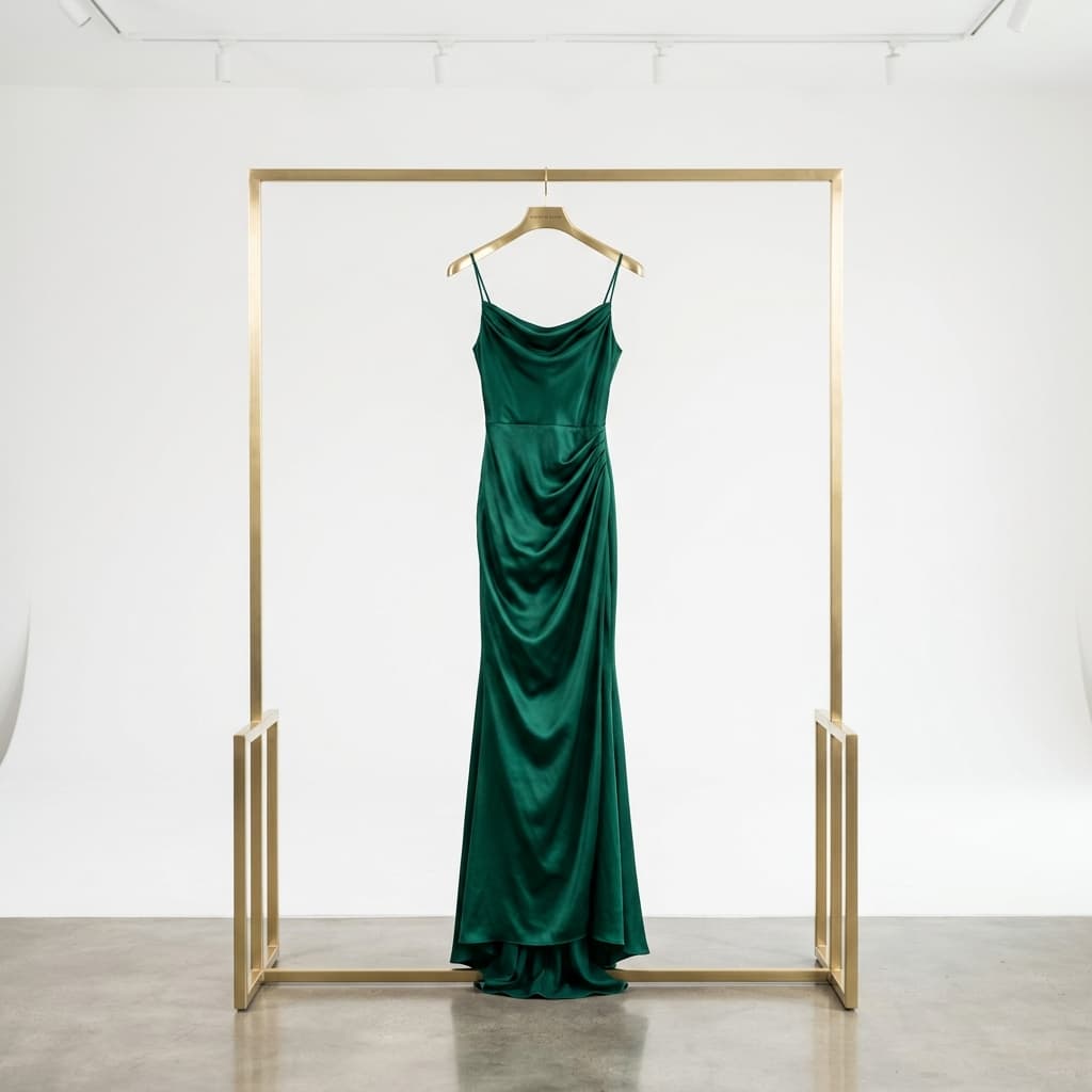 Elena Silk Dress Product Image